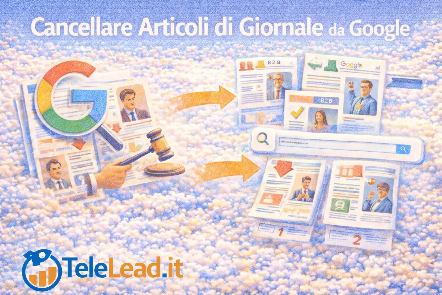 cancellare articoli di giornale da Google