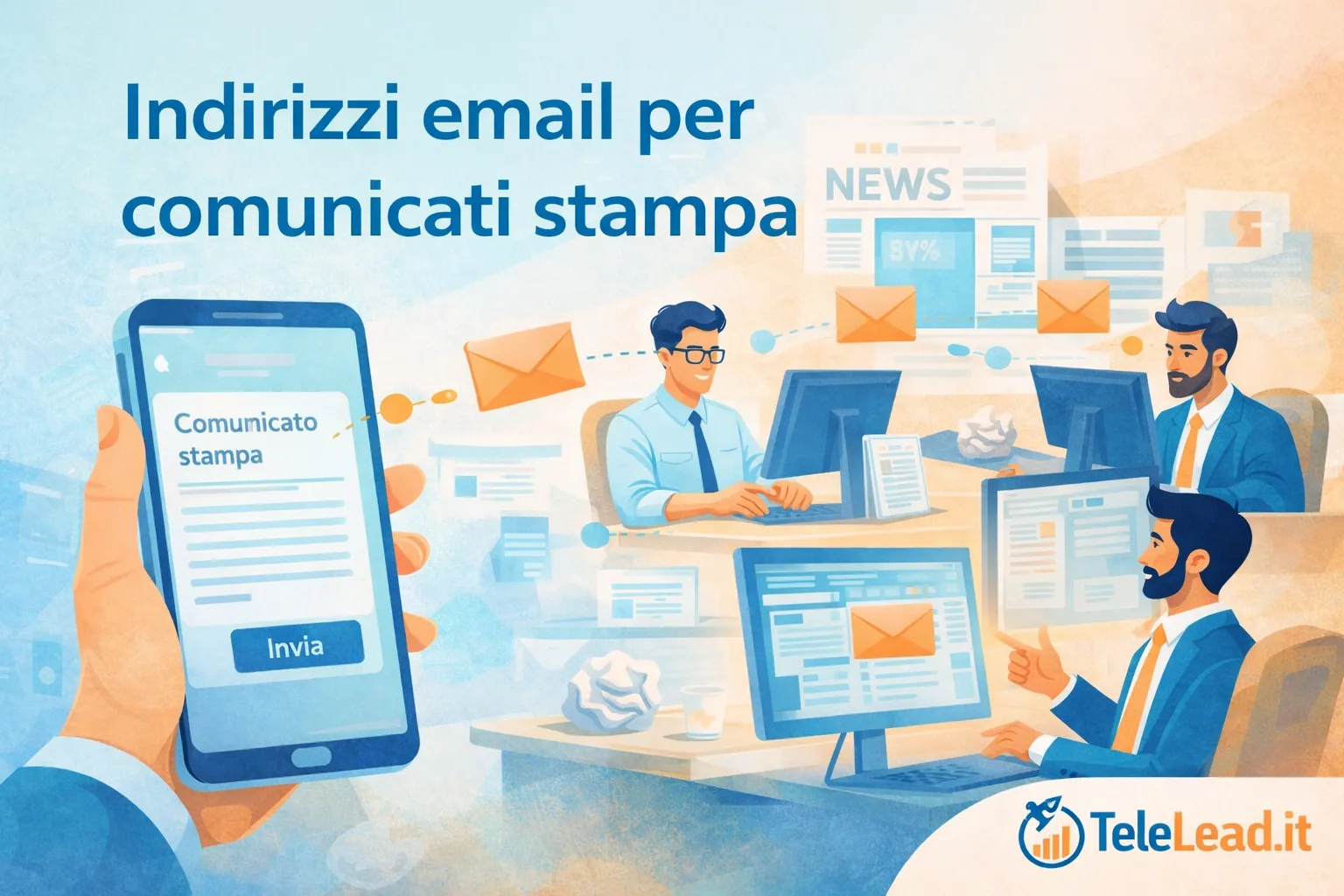 indirizzi email per comunicati stampa