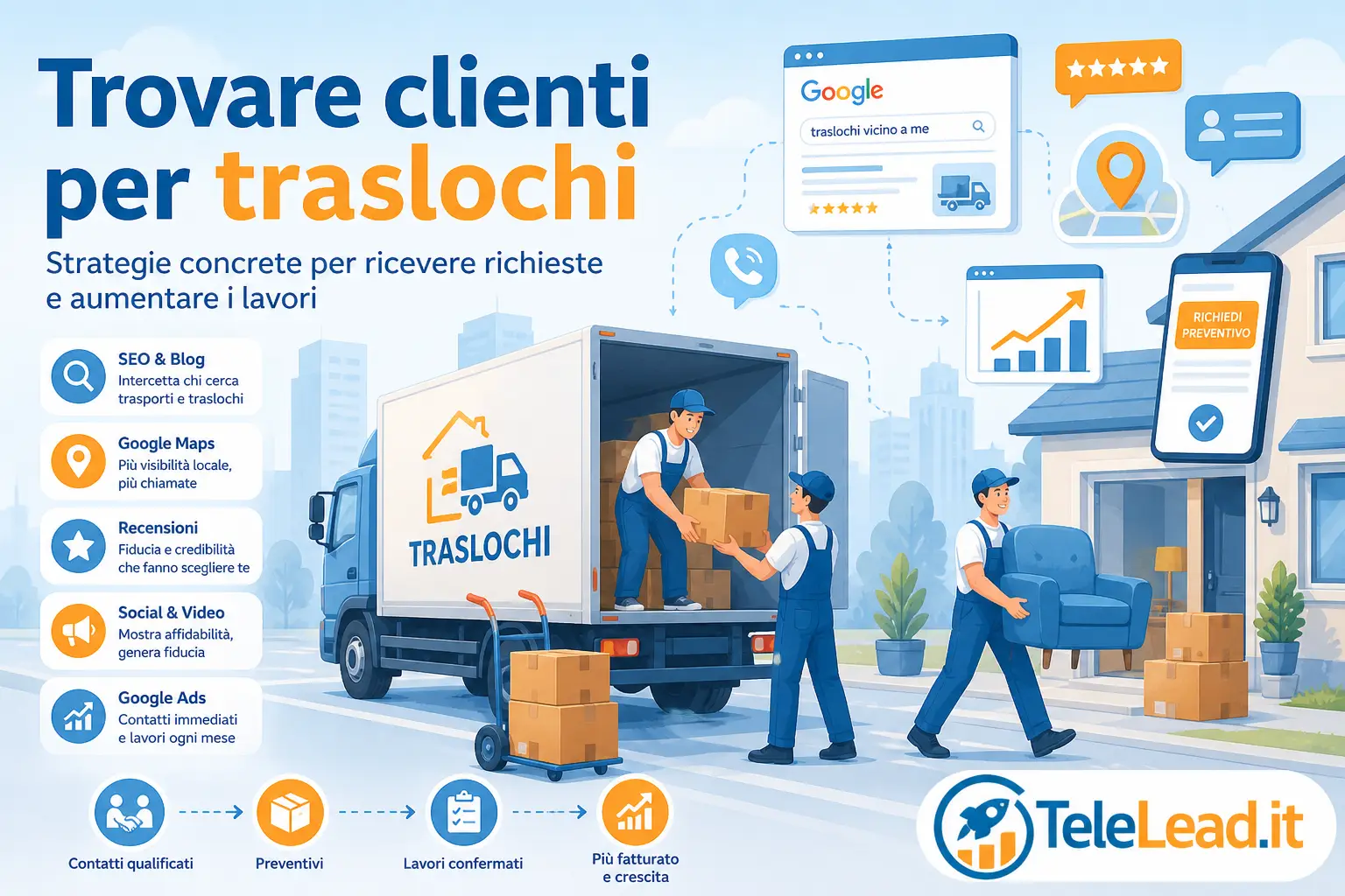 trovare clienti per traslochi